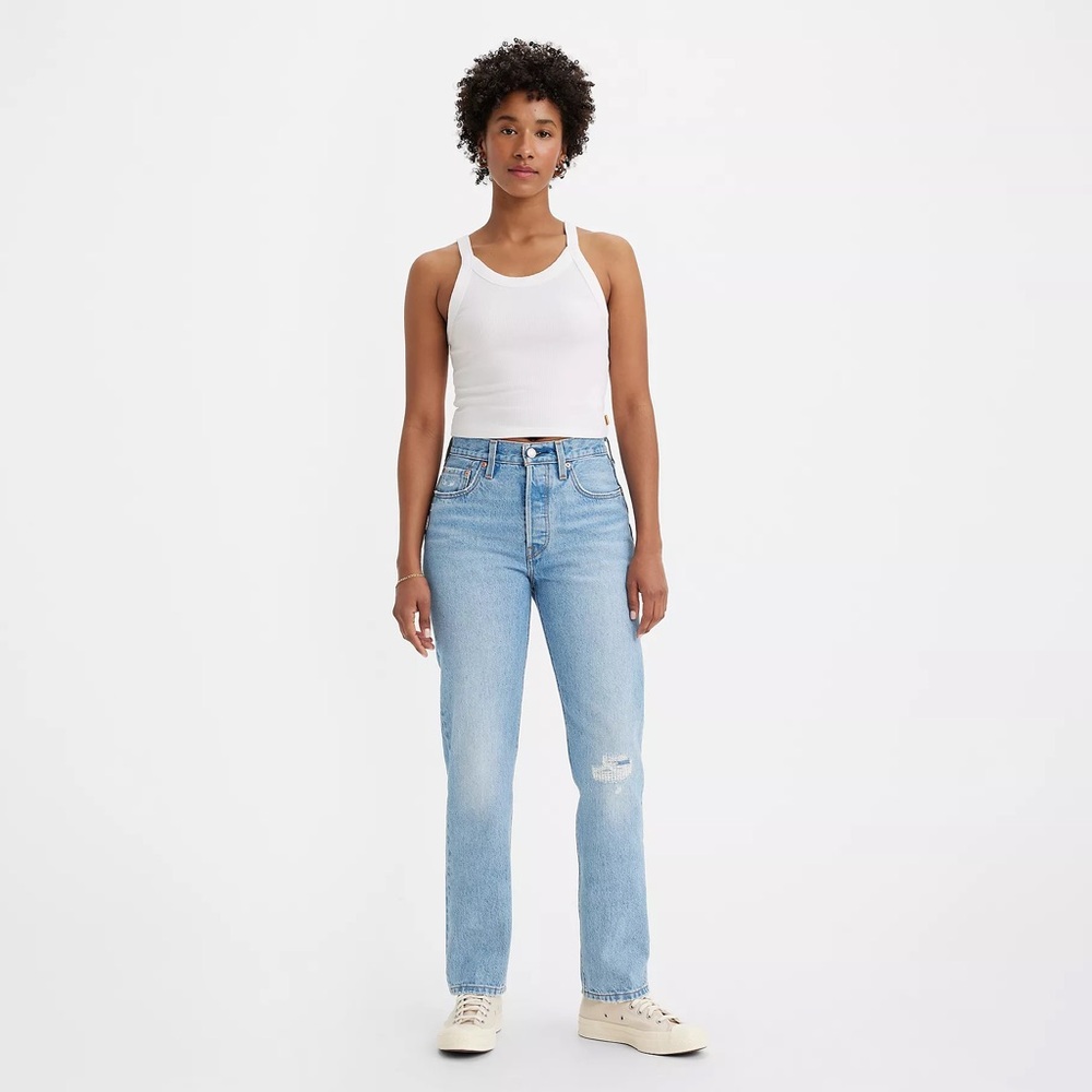501® ORIGINAL FIT Levi’s jeans size 27 NWOT COLOR: be right there medium wash